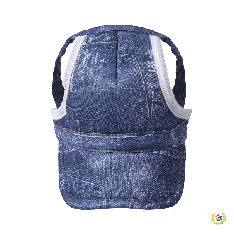 Háziállat‑baseball sapka színazonos mintával, pamut-poliészter anyag, twill szövés, jacquard szövés, négy évszakra alkalmas