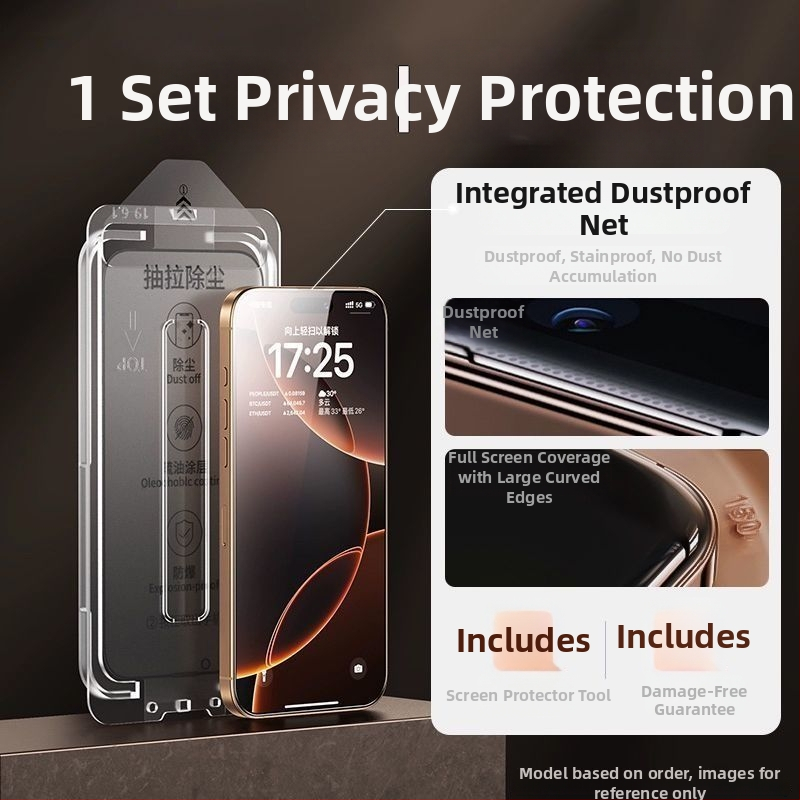 Προστατευτικό οθόνης από γυαλί για iPhone 12 Pro – Αντι-κατασκόπευση, Αντι-αποτυπώματα, Φίλτρο μπλε φωτός, Πλήρης κάλυψη οθόνης