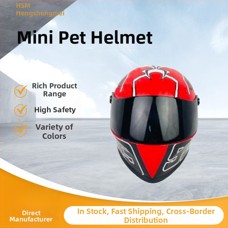 Mājdzīvnieku mini ķivere, piemērota rotaļlietām un lellēm (materiāls: plastmasa; svars: 200 g; stils: pilna ķivere; lietojums: mājdzīvniekiem, rotaļlietām; personalizācija: jā)