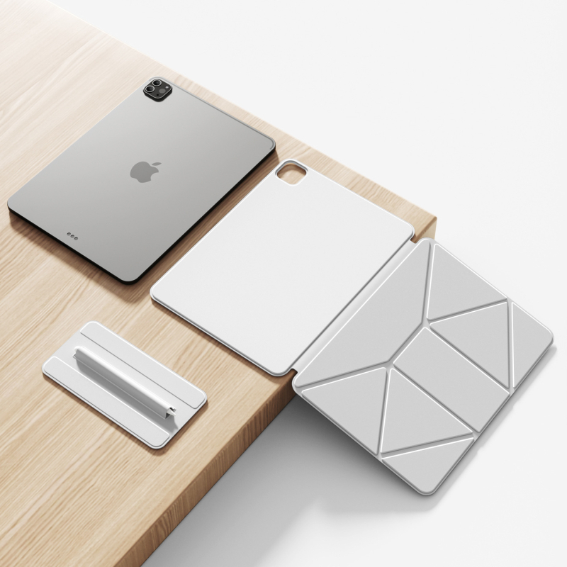 TPU κάθετη προστατευτική θήκη για Apple iPad Pro/Air/Mini – ανθεκτική στους κραδασμούς, βάση-στήριξη, διάχυση θερμότητας, μαγνητική πρόσφυση, αντι-δακτυλικά αποτυπώματα