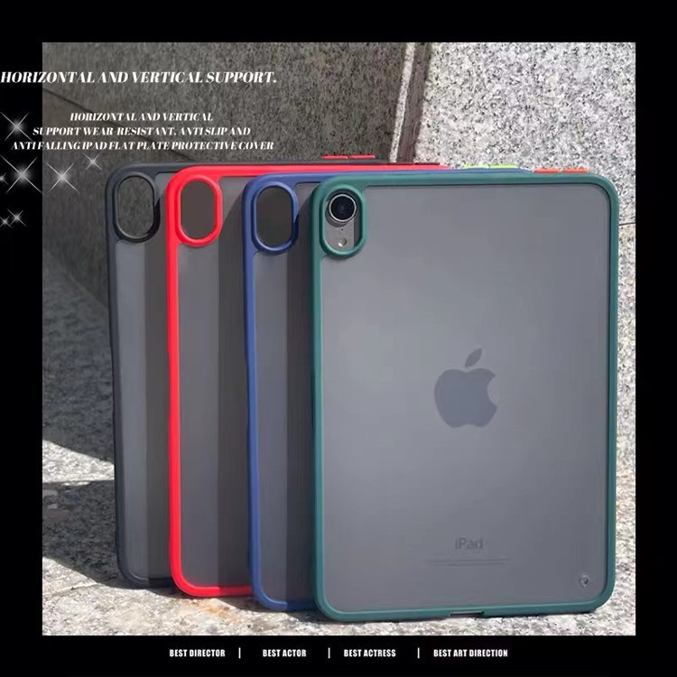 Szilikon védőtok tabletához - átlátszó, könnyű, matt felület, hőelvezetés és ütésállóság; kompatibil Apple, Samsung, OPPO, Xiaomi