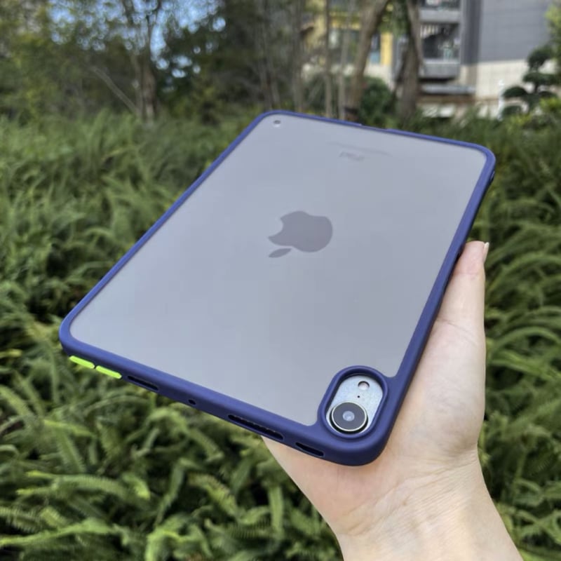 Szilikon védőtok tabletához - átlátszó, könnyű, matt felület, hőelvezetés és ütésállóság; kompatibil Apple, Samsung, OPPO, Xiaomi