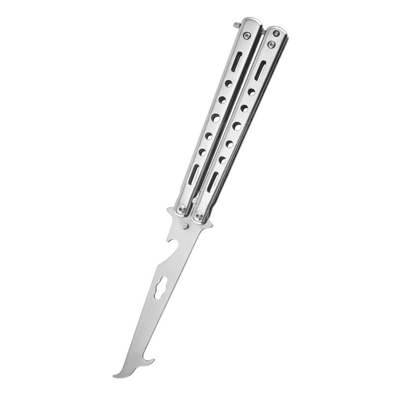 Autógumi kőeltávolító eszköz hajtogatható horoggal és biztonsági kalapáccsal — Polyhedron, ötvözött acél, Zhejiang eredet, testreszabható feldolgozás