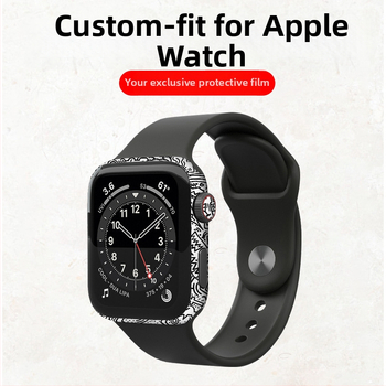 Farebná plná nálepka na rám Apple Watch 5. generácie s ochranným filmom 3Se4