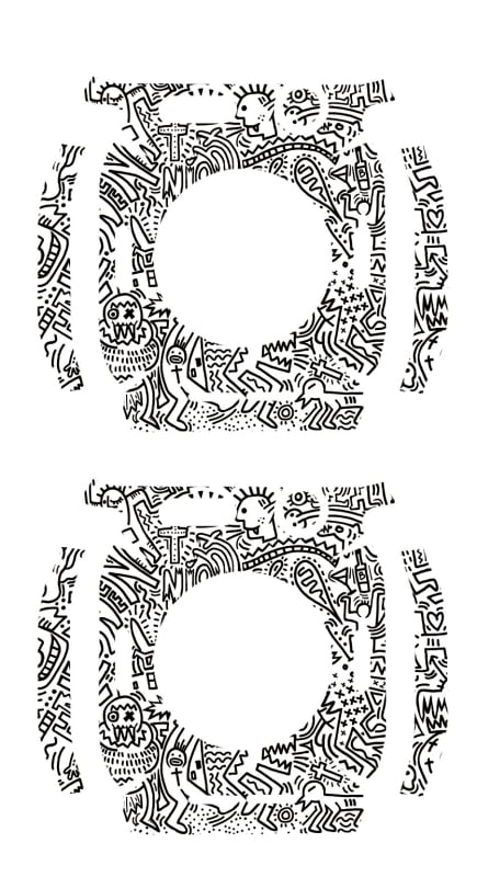 Film protector cu acoperire totală pentru Apple Watch iWatch – PVC film de spate, etichetă de cadru, compatibil cu Seriile 3/SE/4/5