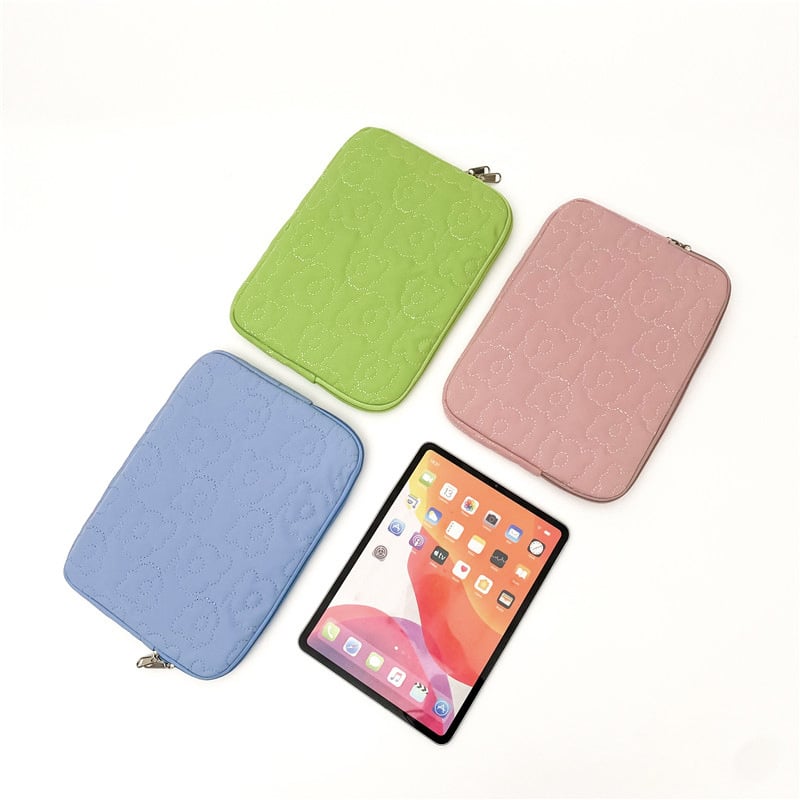 Husă de protecție pentru iPad/tabletă, model geometric, rezistentă la abraziune, căptușeală din policotton, Toamnă 2023