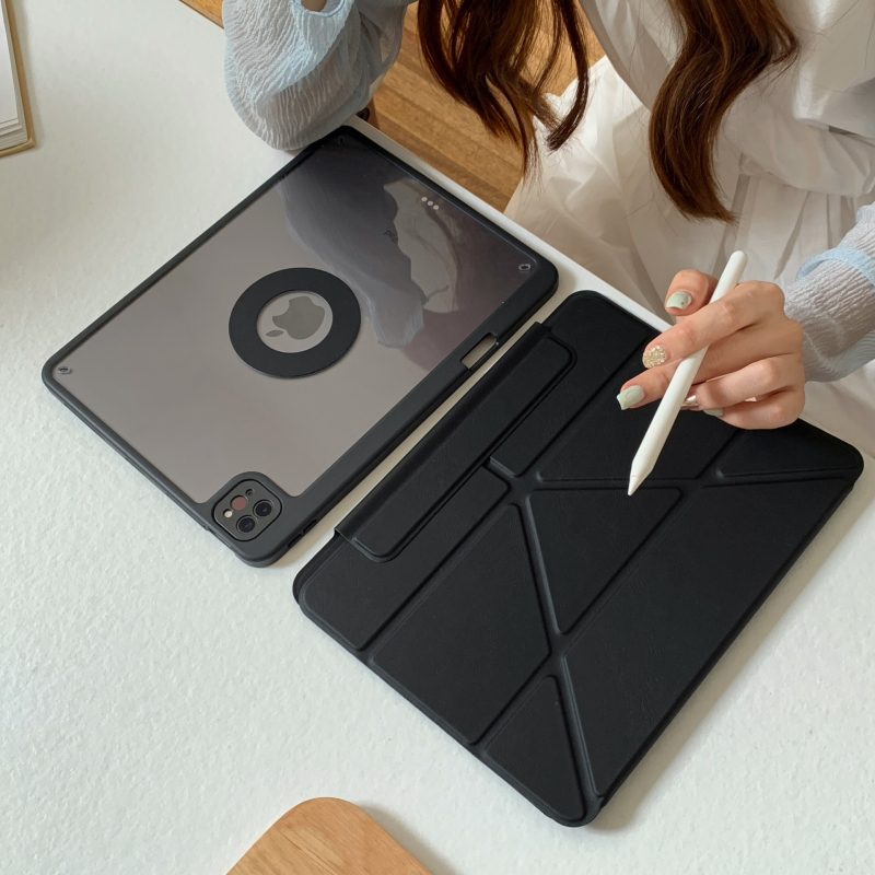 Θήκη iPad για Apple, TPU+PC, στυλ bracket, απλός σχεδιασμός, λειτουργία ύπνου, προστασία από πτώσεις