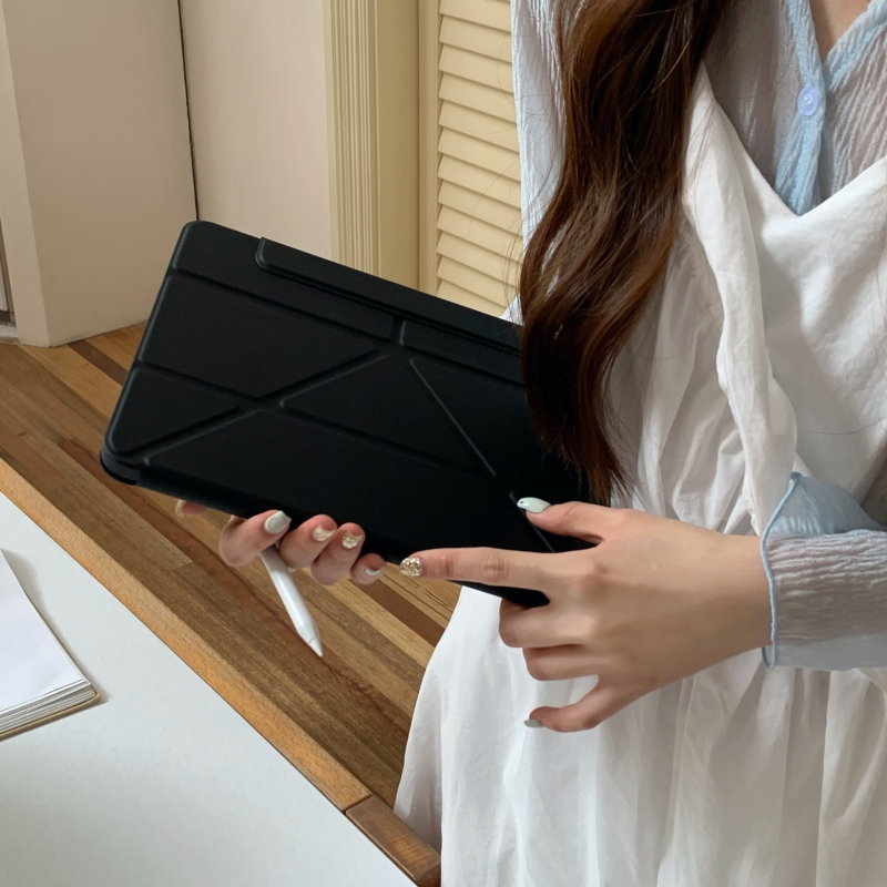 Θήκη iPad για Apple, TPU+PC, στυλ bracket, απλός σχεδιασμός, λειτουργία ύπνου, προστασία από πτώσεις