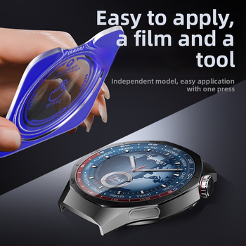 Safīra aizsargfilms Huawei Watch GT5/GT6 Pro, pilna ekrāna aizsardzība