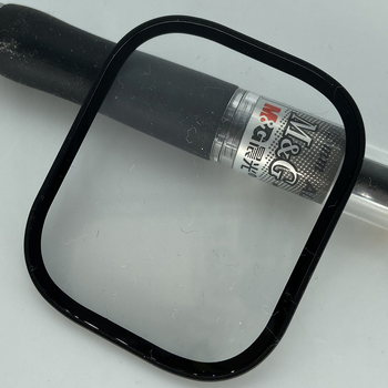 Protecție pentru ecran Apple Watch Ultra din sticlă temperată, cadru din fibră de carbon și protecție integrată