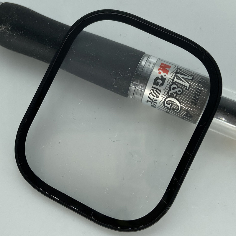 Protecție pentru ecran Apple Watch Ultra din sticlă temperată, cadru din fibră de carbon și protecție integrată