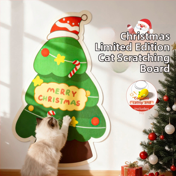 Дъска за драскане за котки Neurotic cat, фелт, карикатурен стил, стенен стикер