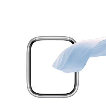 Apple Watch védőfólia PET – Teljes képernyő, Ellenálló a leeséshez, Mikrokristályos film