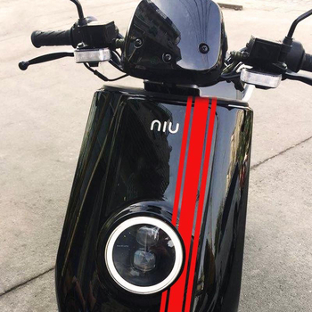 Motorkerékpár matric – retro stílusú üzemanyag-tank és sárvédő csík, vízálló függőleges csík fólia; Márka: Duwu; Anyag: Egyéb.