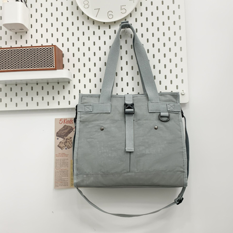 Egyrészes vállon átvetős laptop táska, vászon, japán stílusú városi egyszerűség, 15 hüvelykes laptophoz illeszkedik, 36–55 L kapacitás, légáteresztő, görbe vállpánt