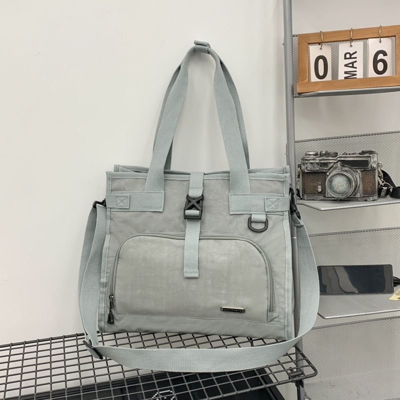 Egyrészes vállon átvetős laptop táska, vászon, japán stílusú városi egyszerűség, 15 hüvelykes laptophoz illeszkedik, 36–55 L kapacitás, légáteresztő, görbe vállpánt