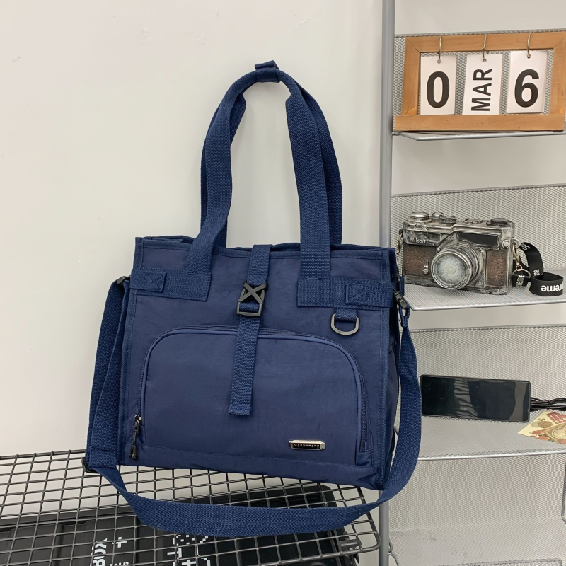 Egyrészes vállon átvetős laptop táska, vászon, japán stílusú városi egyszerűség, 15 hüvelykes laptophoz illeszkedik, 36–55 L kapacitás, légáteresztő, görbe vállpánt