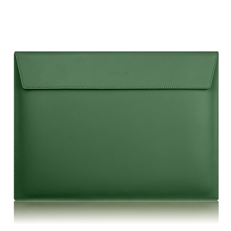 husă pentru laptop cu protecție antibacteriană, material poliester-pânză, căptușeală din piele naturală, stil proaspăt și dulce