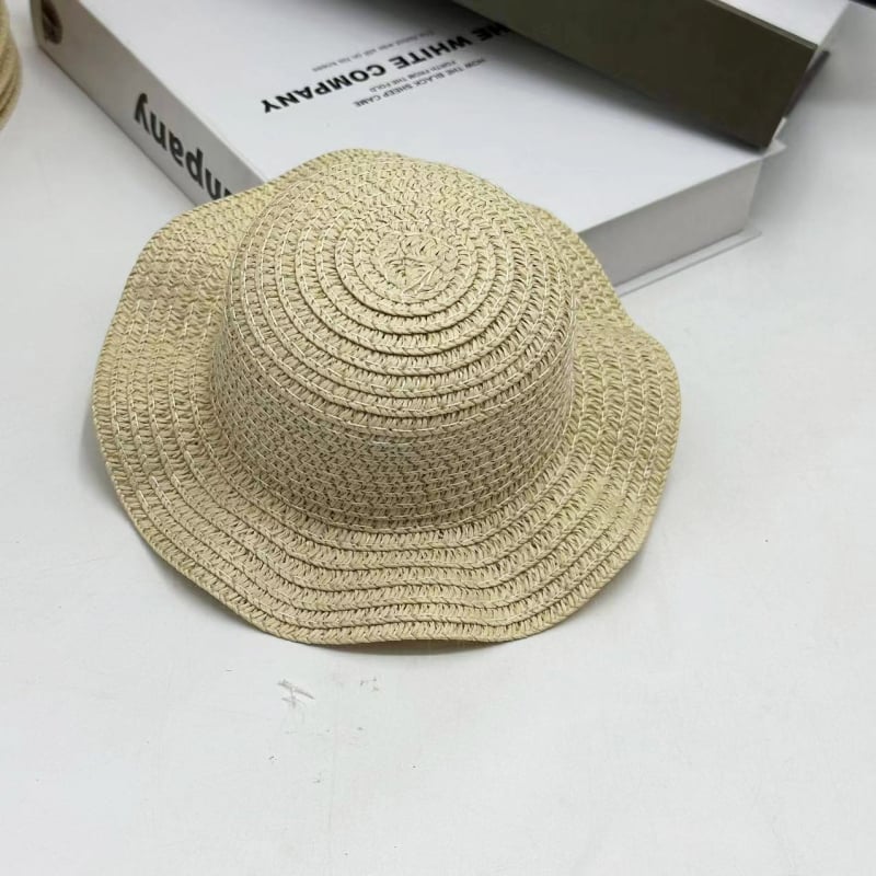 Jupai Pălărie mini monocrom din poliester pentru pisici și câini – țesătură plată, stil lejer, pentru toate anotimpurile