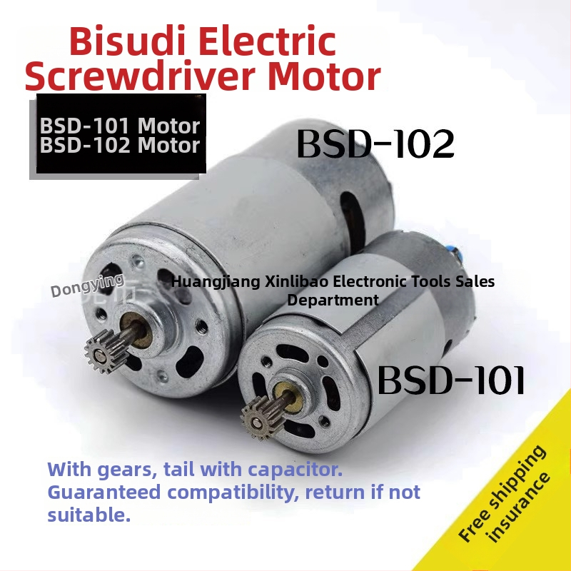 Elektriskā skrūvgrieža detaļas BSD-101 un BSD-102, zīmols Bisu, vara