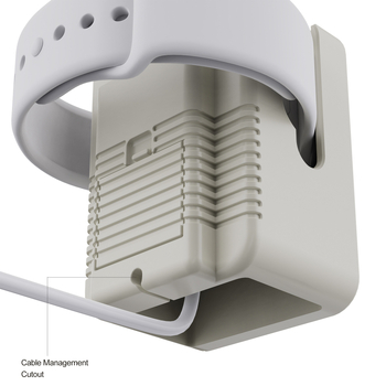 Suport de încărcare Apple Watch din silicon – design desen animat, încărcător de birou; Material: silicon; Compatibilitate: Apple Watch