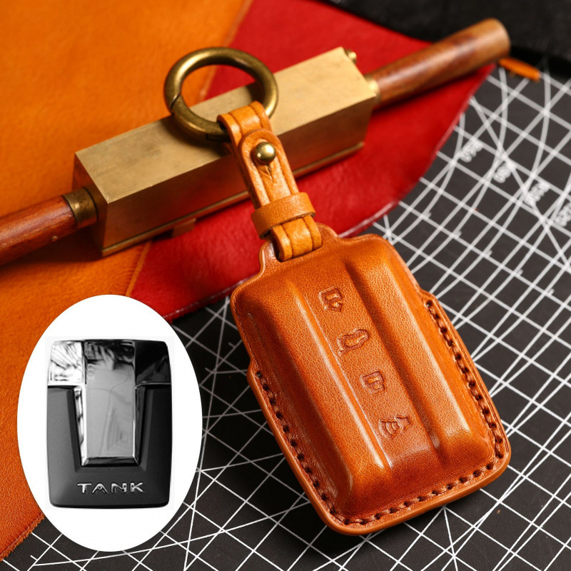 Carcasă pentru cheie WEY Tank 300 – Hallmo, piele de vită