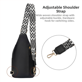 Geantă piept PU Osoce Szhe — impermeabilă, ultra-ușoară, cu spațiu de depozitare