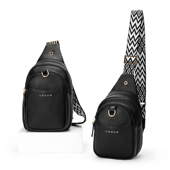 Geantă piept PU Osoce Szhe — impermeabilă, ultra-ușoară, cu spațiu de depozitare