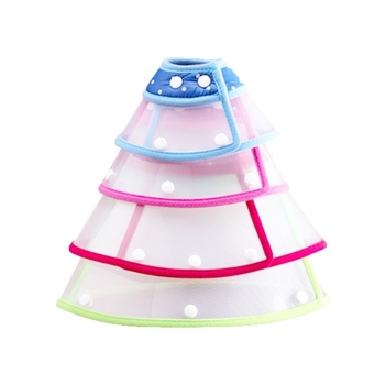 Елизабетински конус за домашни любимци, защита от ухапвания и лизане, PP материал, за кучета и котки, марка Confused fish, произход Zhejiang, Leisure стил