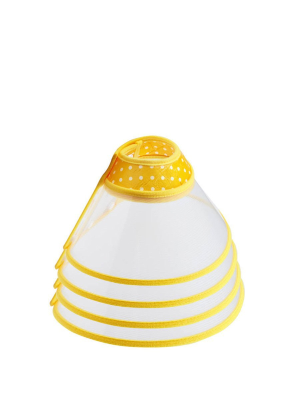 Елизабетински конус за домашни любимци, защита от ухапвания и лизане, PP материал, за кучета и котки, марка Confused fish, произход Zhejiang, Leisure стил