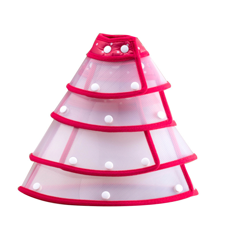 Елизабетински конус за домашни любимци, защита от ухапвания и лизане, PP материал, за кучета и котки, марка Confused fish, произход Zhejiang, Leisure стил
