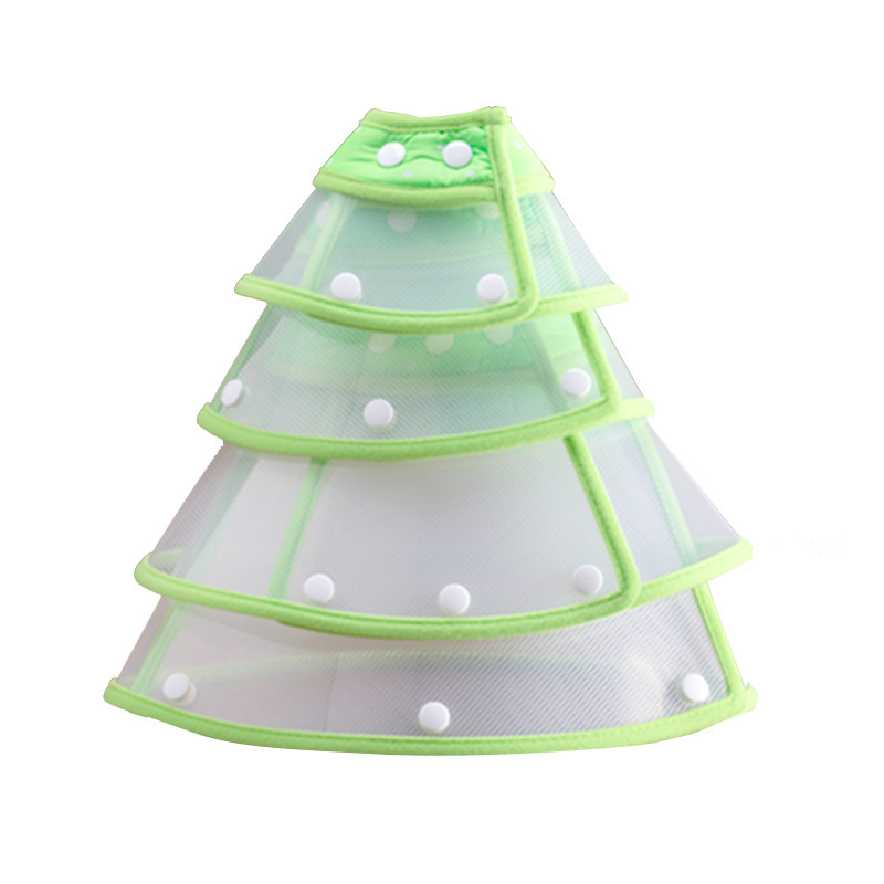 Елизабетински конус за домашни любимци, защита от ухапвания и лизане, PP материал, за кучета и котки, марка Confused fish, произход Zhejiang, Leisure стил