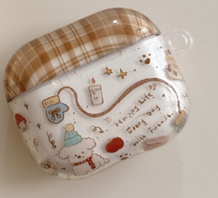 Θήκη προστασίας AirPods 4 & Pro 3 — σιλικόνη, μαλακό κέλυφος, χαρακτική με καρτούν, συμβατή με Apple