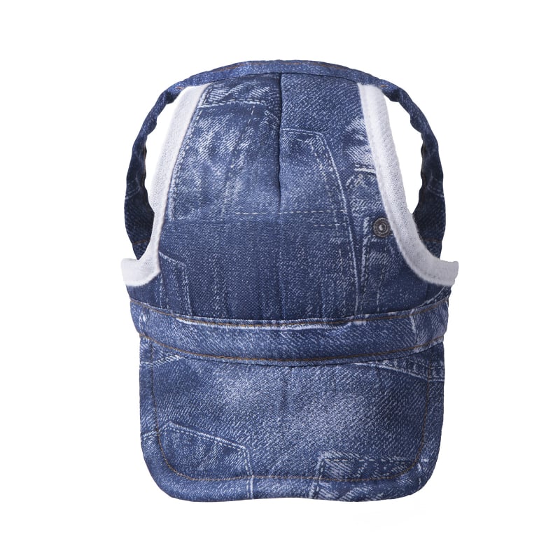Kutyáknak és macskáknak készült, állítható baseball sapka, pamut-poliészter, szövött twill, jacquard, négy évszakos viselet