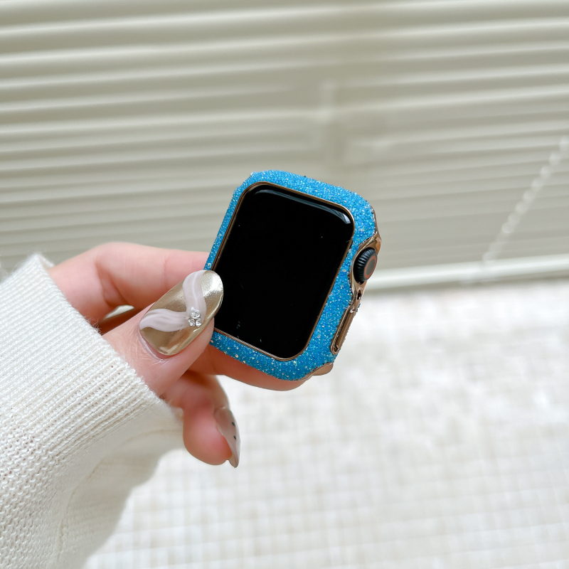 Kućište za Apple Watch – Star Diamond dizajn, tvrdi polikarbonatni kućište, kristalni završetak, jednostavan stil