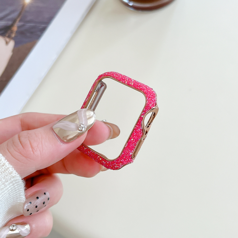 Kućište za Apple Watch – Star Diamond dizajn, tvrdi polikarbonatni kućište, kristalni završetak, jednostavan stil