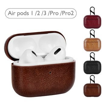 HOJAR AirPods Pro3 védőtok - műbőr, kézzel készült, multifunkcionális, univerzális Apple-kompatibilis