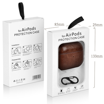 HOJAR AirPods Pro3 védőtok - műbőr, kézzel készült, multifunkcionális, univerzális Apple-kompatibilis