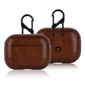 HOJAR AirPods Pro3 védőtok - műbőr, kézzel készült, multifunkcionális, univerzális Apple-kompatibilis