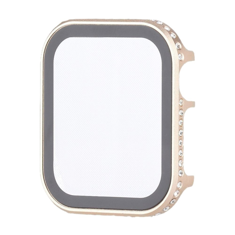 Apple Watch Series 5/6 védőtok, alumínium ötvözet, kijelzőt védő üvegfilm, integrált védelem