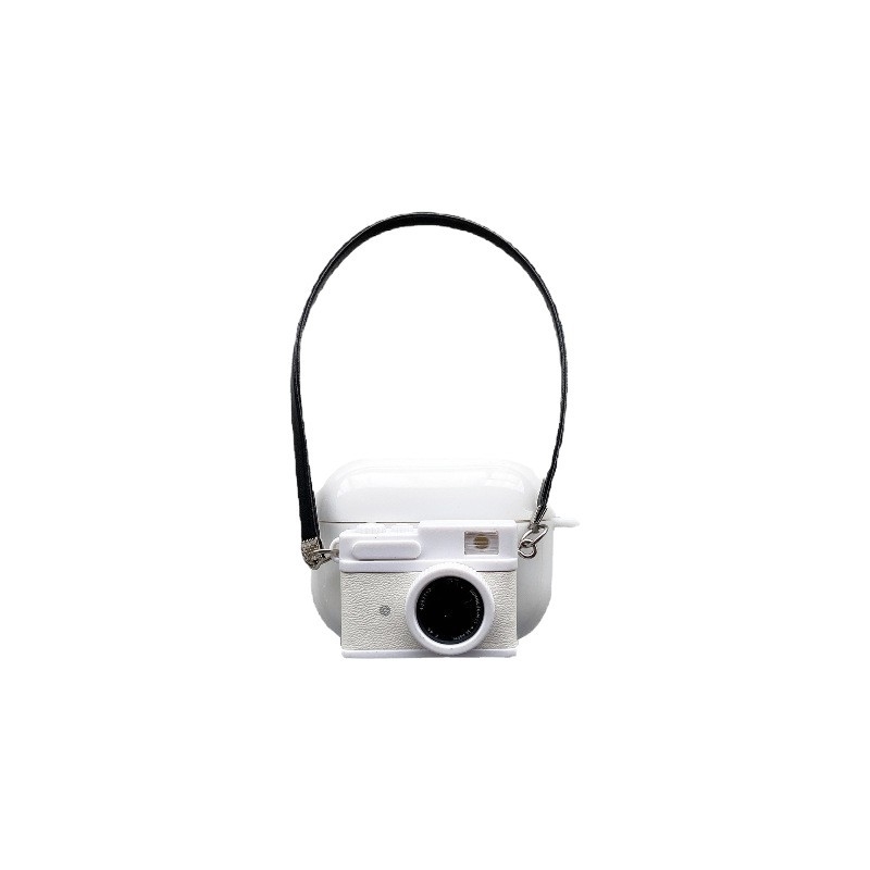 Fénylő antik bőr textúrájú AirPods védőtok – TPU anyag, ragasztott kivitelezés, hordozható, Apple-kompatibilis, testreszabás támogatott