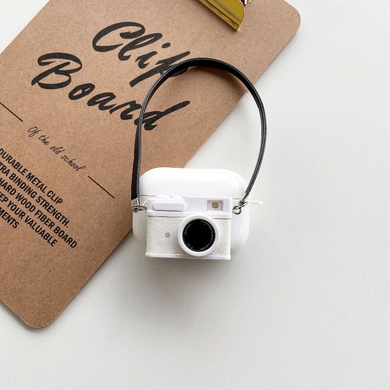 Fénylő antik bőr textúrájú AirPods védőtok – TPU anyag, ragasztott kivitelezés, hordozható, Apple-kompatibilis, testreszabás támogatott