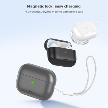 Ochranný kryt na AirPods Pro 2 a AirPods 4. generácie, PC materiál, multifunkčný, univerzálny štýl.