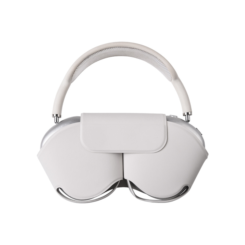 AirPods Max szilikon védőtok – embossált puha héj, Apple-kompatibilis