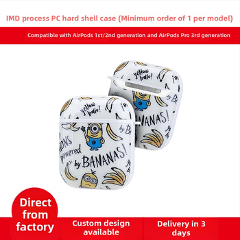 AirPods védőtok személyre szabott képpel | PC merev héj + TPU lágy réteg, IMD kivitelezés, támogatja a személyre szabást, kompatibilis AirPods 1/2, AirPods 3, AirPods Pro, AirPods Pro 2