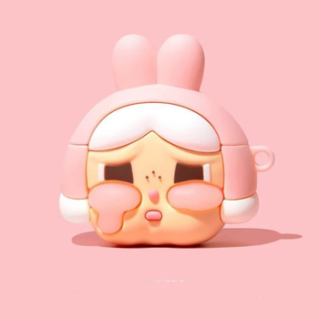 Калъф за AirPods Pro 2 с карикатурен дизайн на плачещо бебе Alice, PVC материал, инжекционно формован мек корпус, съвместим с Apple устройства