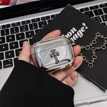 AirPods 4 Pro3 védőtok – TPU, elektroplatinált, univerzális, Apple-kompatibilis