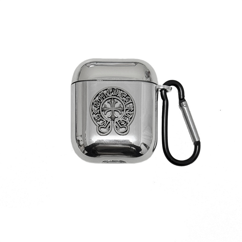 AirPods 4 Pro3 védőtok – TPU, elektroplatinált, univerzális, Apple-kompatibilis