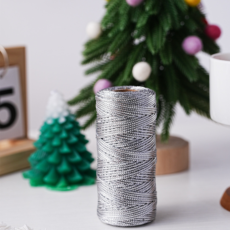 Ajándékcsomagoláshoz szatén kötél DIY masnikhoz (Anyag: poliészter bársony; Típus: kötél; Alkalmazás: ajándékcsomagolás; Téma: Karácsony)