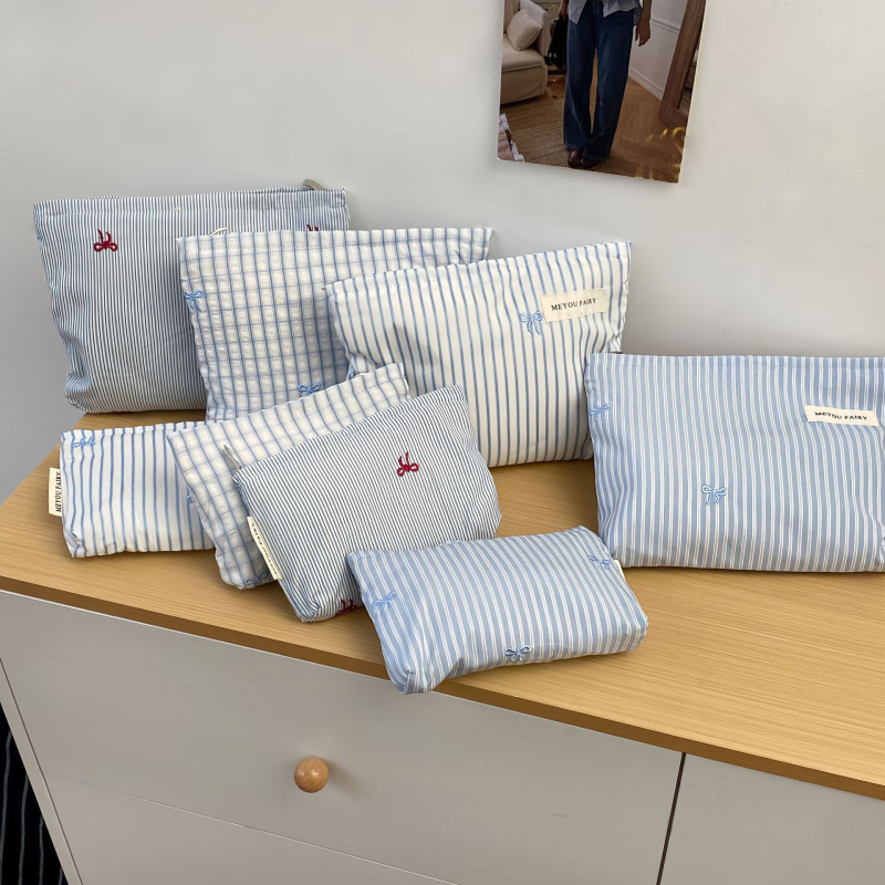 Putna skladišna kubična unutarnja torbica za kozmetiku i toaletne potrepštine, višenamjenska, platno, moderan minimalistički dizajn